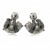 HK067~ 925 Silver Panda Earrings