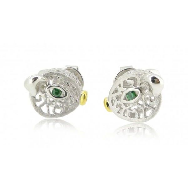 HK115~ 925 Silver Pig Shaped Earrings