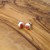 HK242~ 平安 Peaceful 925 Silver Earrings with Bun Shaped Pearl