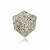 HK247~ 925 Sterling Silver Cantonese Rubik's Cube (3x3x3cm)