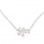 OD012~ 925 Silver White Topaz Necklace