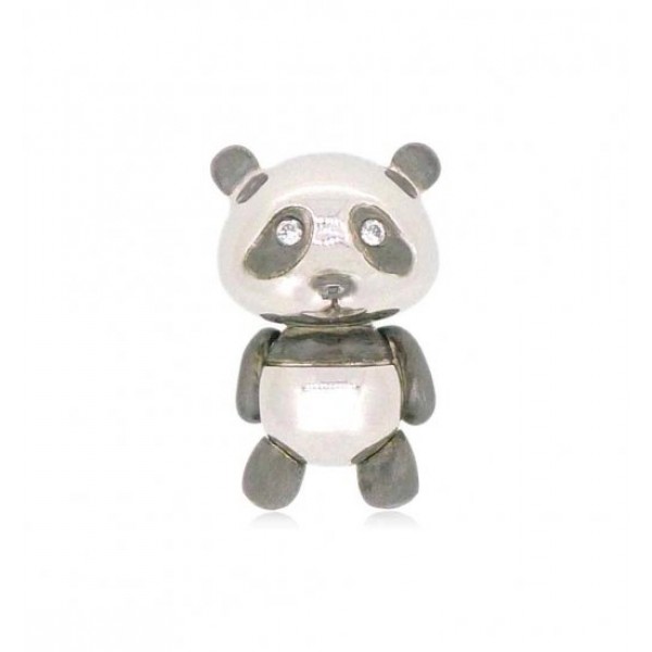 OD015~ 925 Silver Panda Pendant with Necklace